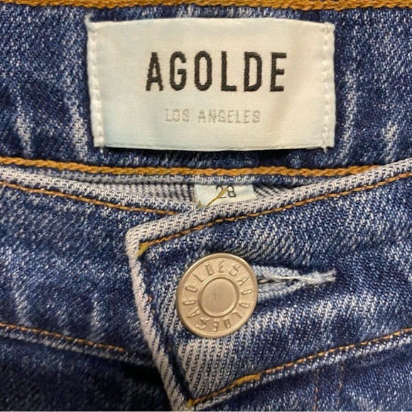 AGOLDE | Nico Mid Rose Slim Jeans In Betray Wash Size 28 - Picture 7 of 8